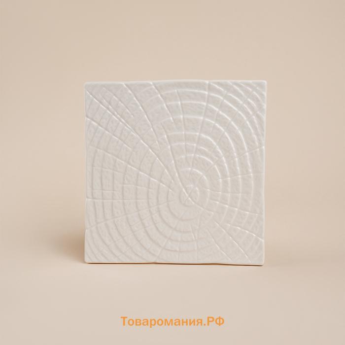 Набор для подачи сыра SL Home «Тренто», 35×18 см, 4 предмета: доска фарфоровая, подставка деревянная, нож, вилка