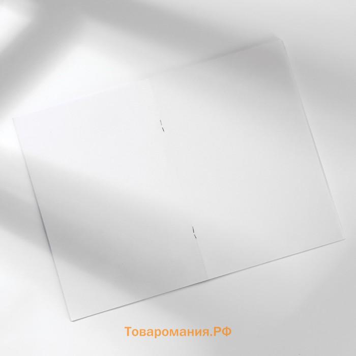 Подарочный набор, блокнот-раскраска, трафарет, наклейки и восковые мелки «Юному герою»
