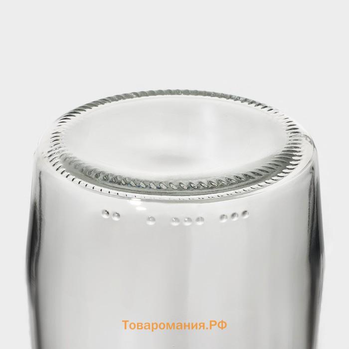 Кувшин для воды с пластиковым фильтром Renga «Дэйзи», 1.5 л, 10×29 см, стекло, серый