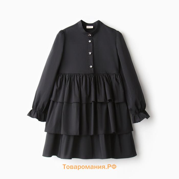 Платье для девочки MINAKU цвет чёрный, рост 104 см