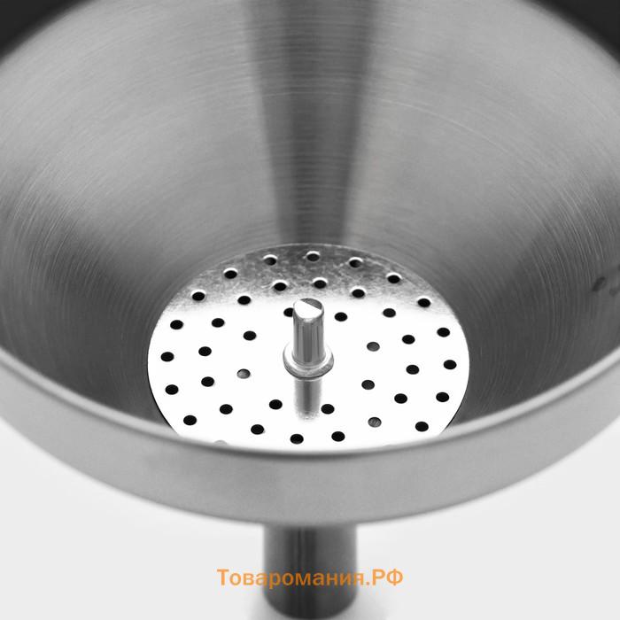 Воронка Magistro Steel, d=12.6 см, 201 сталь