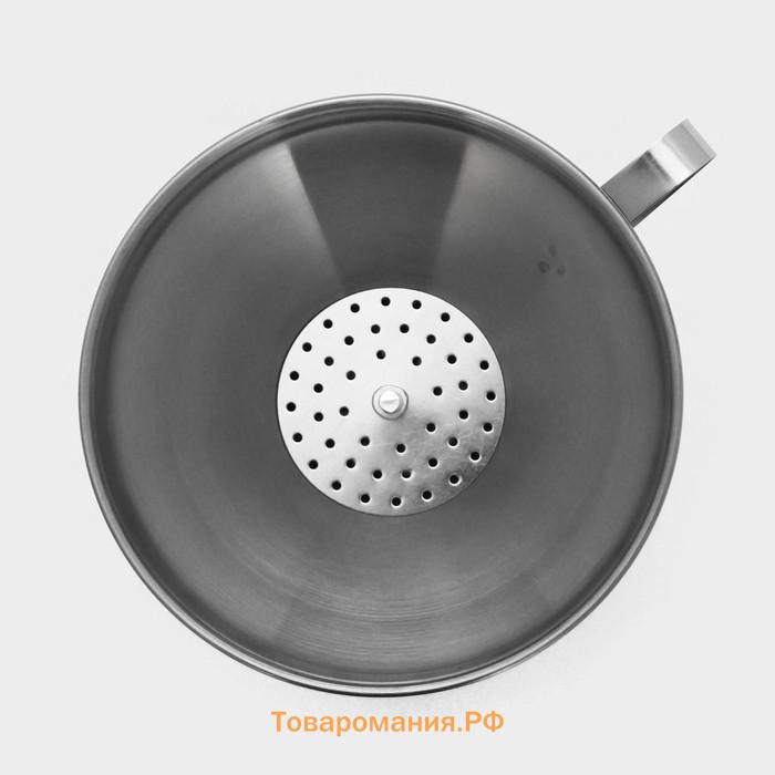 Воронка Magistro Steel, d=12.6 см, 201 сталь