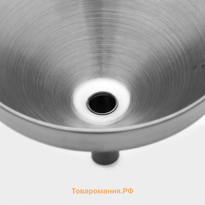 Воронка Magistro Steel, d=14.6 см, 201 сталь