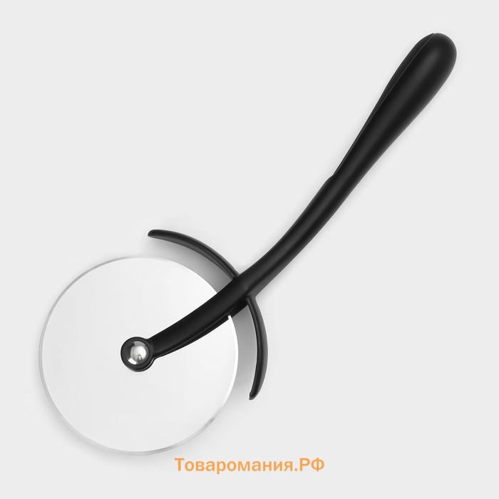 Нож для пиццы и теста Magistro Vantablack, 18×6.8 см, чёрный