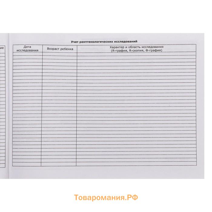 Медицинская карта ребёнка "Классик", форма №112/у, 80 листов