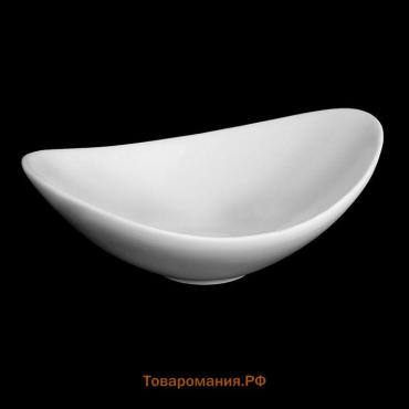 Салатник Wilmax Olivia, 13×9 см, фарфор, белый