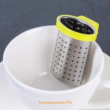 Ситечко для чая  «Корзина», 4×4×6 см, нержавеющая сталь, МИКС