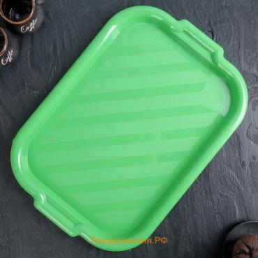 Поднос SparkPlast, 39×27 см, пластик, микс