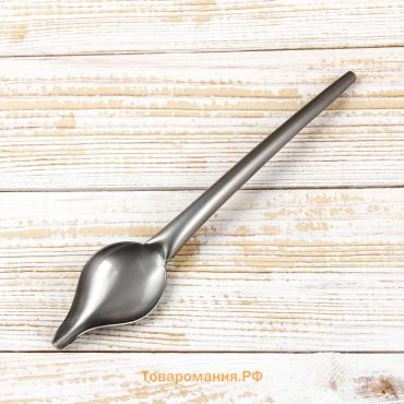 Ложка кондитерская для моделирования KONFINETTA, 22×4 см, серебристая