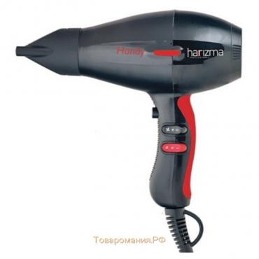 Фен Harizma h10214 Handy, 2000 Вт, 2 скорости, 3 температурных режима, черный