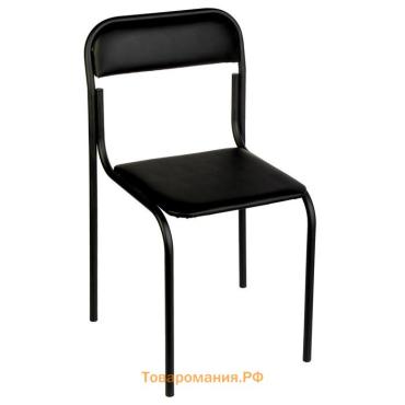 Стул офисный «Аскона», искусственная кожа, цвет чёрный