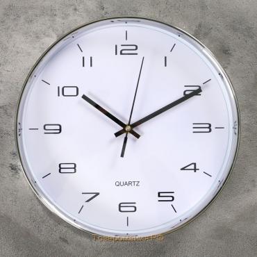 Часы настенные "Патриси", d-30 см, циферблат 27.5 см, плавный ход