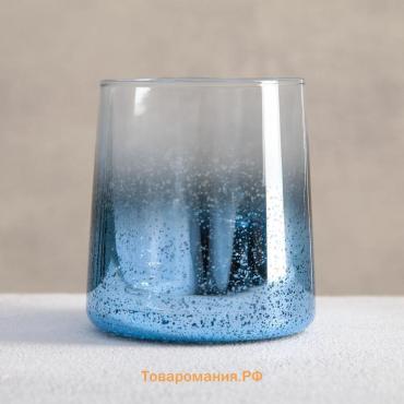 Стакан «Мерцание», 200 мл, стекло, синий