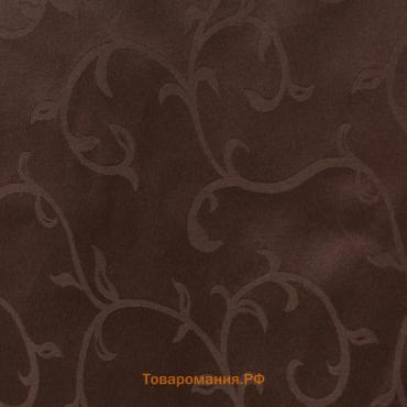 Ткань для столового белья с ГМО «Вензель», ширина 155 см, длина 10 м, цвет шоколад