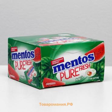 Жевательная резинка Mentos, арбуз, 2г.