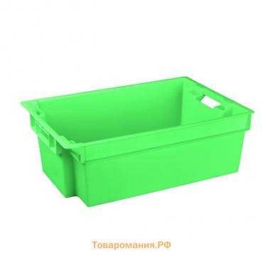 Ящик пластиковый, 206, 60х40х20см, зеленый