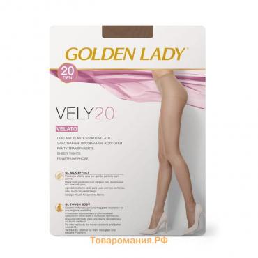 Колготки женские Golden Lady Vely, 20 den, размер 4, цвет cognac