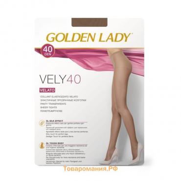 Колготки женские Golden Lady Vely, 40 den, размер 4, цвет cognac