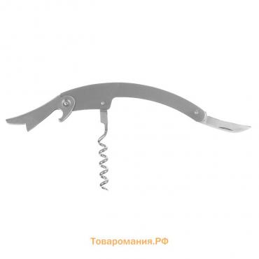 Штопор для вина складной  Steel, h=11 см, серебристый