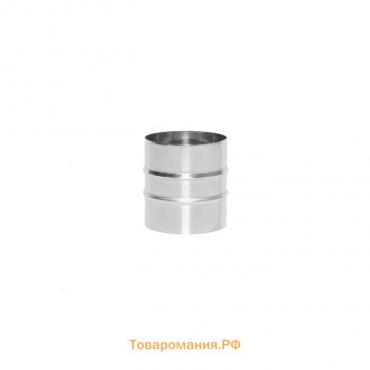 Переход моно П-П для дымохода «Теплов и Сухов», нержавеющая сталь AISI 430, толщина 0.8 мм, d=120×120 мм