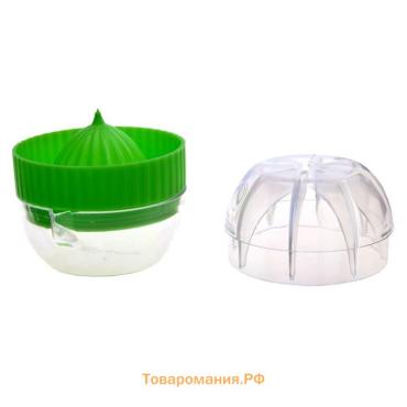 Соковыжималка для цитрусовых с лотком и крышкой , d=7.5 см, 7×8 см, МИКС