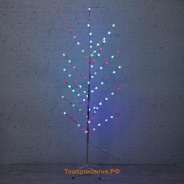 Светодиодный куст «Шарики» 1.5 м, 84 LED, мигание, 220 В, свечение мульти (RG/RB)