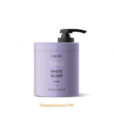 Маска для волос LAKME Teknia White Silver Mask, тонирующая, 1000 мл