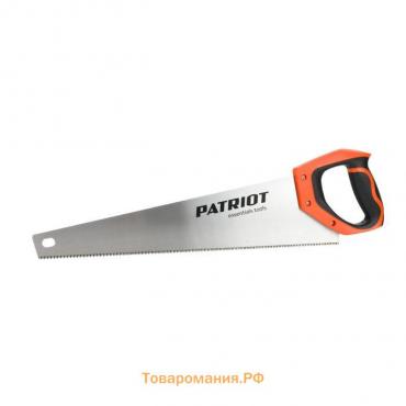 Ножовка PATRIOT WSP-450S, по дереву, 11TPI мелкий зуб, 3-х сторонняя заточка, 450 мм