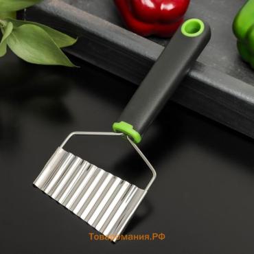 Нож для фигурной нарезки  Lime, 20 см, нержавеющая сталь, чёрный