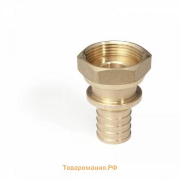 Переходник аксиальный REHAU RAUTITAN 14563361001, d=16 мм x 3/4", с накидной гайкой