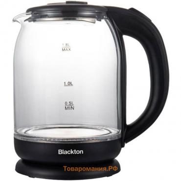 Чайник электрический Blackton Bt KT1822G, 1.8 л, 1500 Вт, чёрный