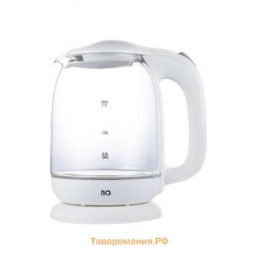 Чайник электрический BQ KT1830G, 1.7 л, 2200 Вт, белый