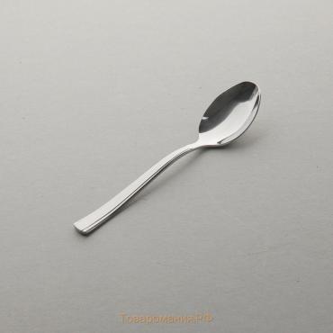 Ложка чайная «Торжество», толщина 2 мм, цвет серебряный